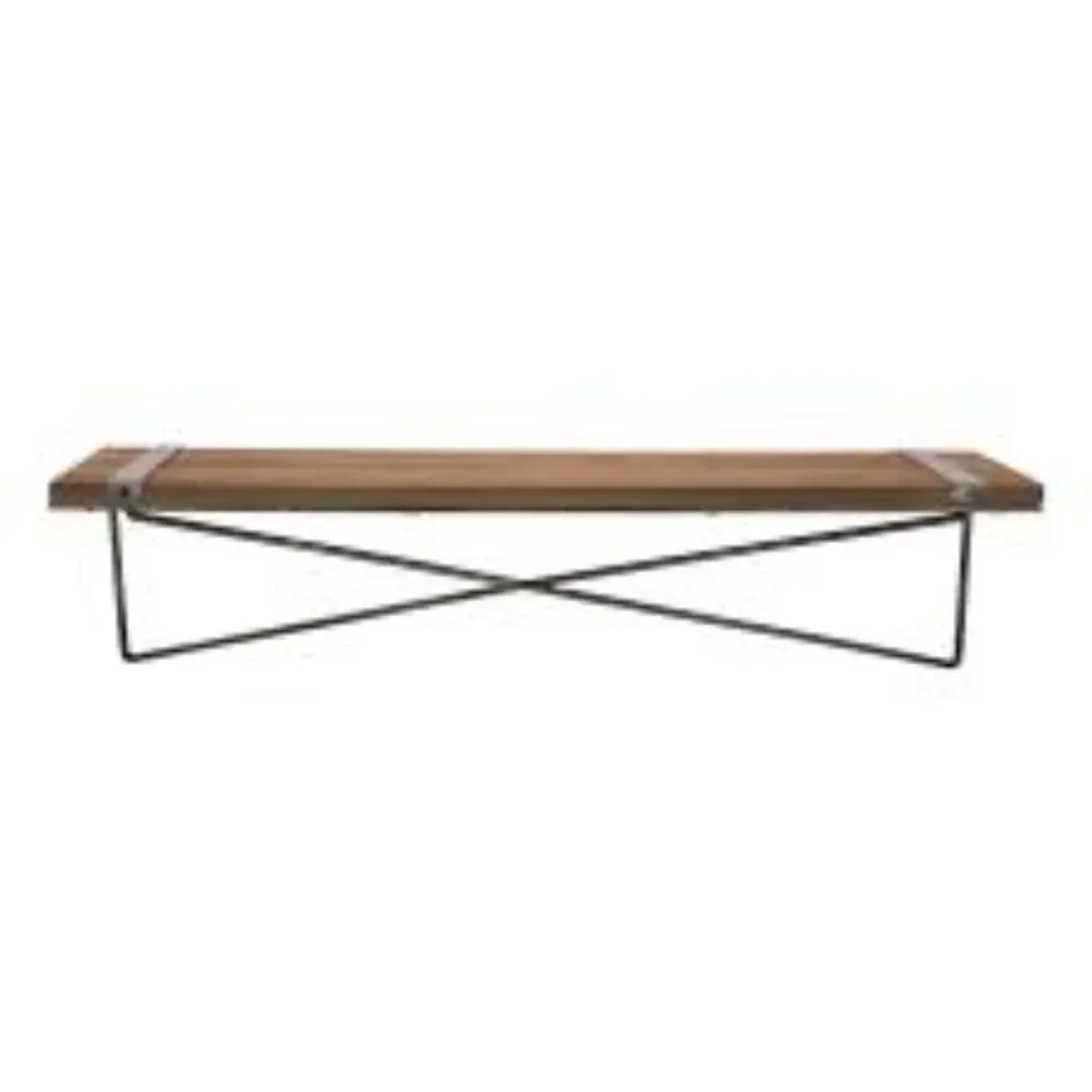 Glitzhome Decorative Ledge Floating Wall Shelf - Rustic Farmhouse Aesthetic